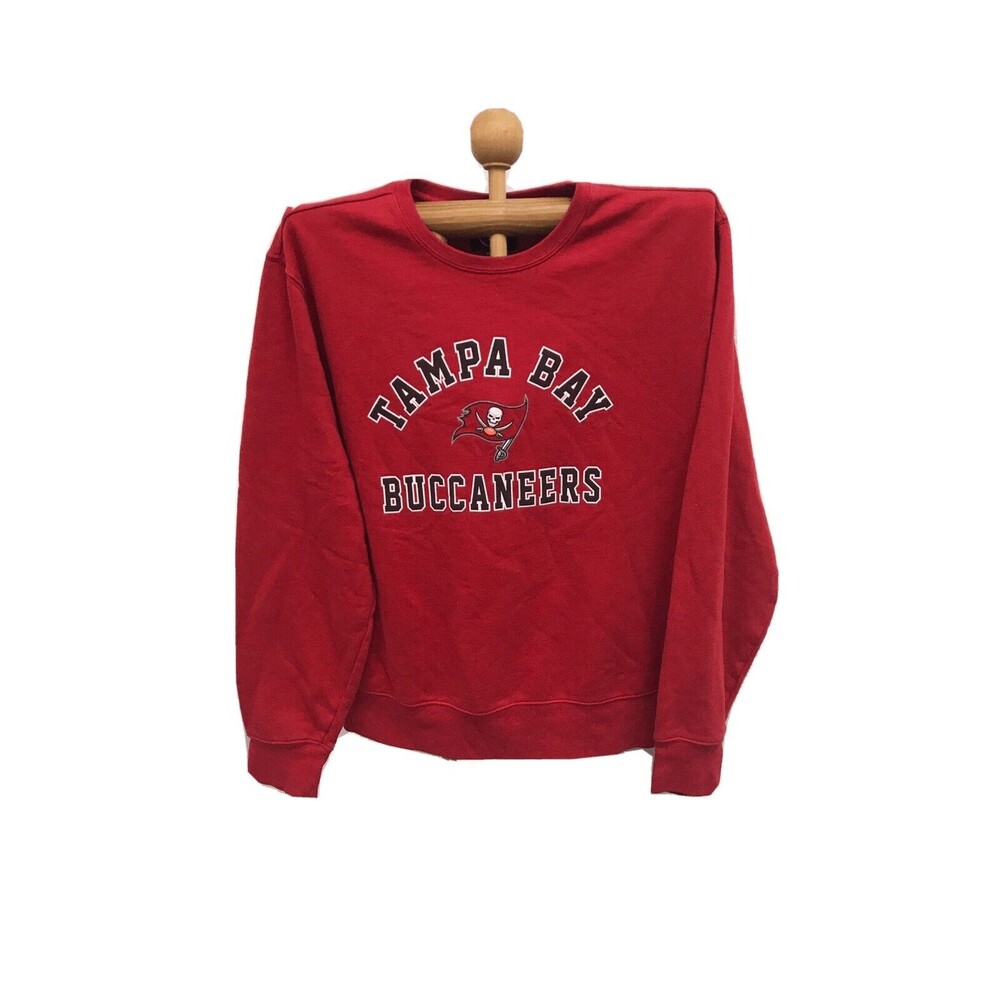 47 Tampa Bay Buccaneers Sweatshirt Men XXL NFL Pullover Sweatshirt Red Cotton